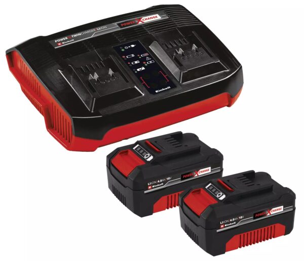 CARGADOR C/ 2 BAT 2 X 4.0 AH