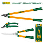 KIT DE TIJERAS DE JARDIN - 3 PIEZAS