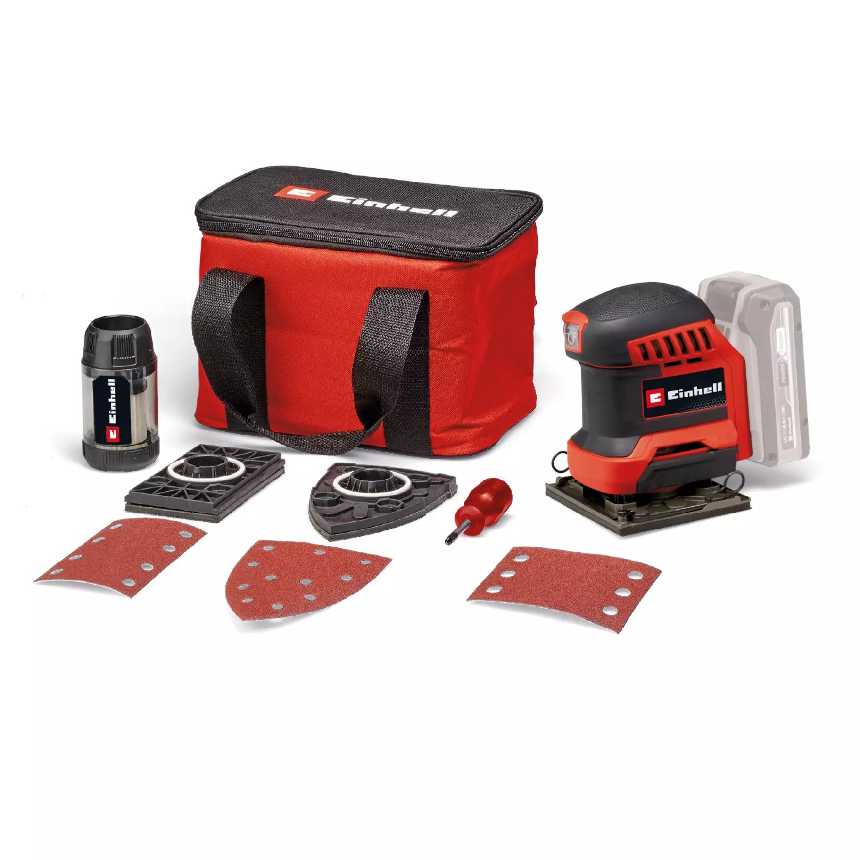 LIJADORA ORBITAL INAL - 1 BAT 18 V - EINHELL